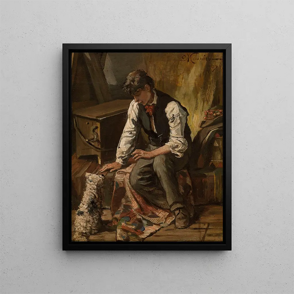 Organ of Barrel - Constantin Meunier — framed artwork on a wall