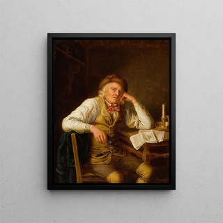 The Politician - Constantin Schroeter — framed artwork on a wall