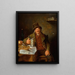 The thirsty old man - Constantin Schroeter — framed artwork on a wall