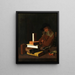 L'étudiant endormi - Constantin Verhout — framed artwork on a wall