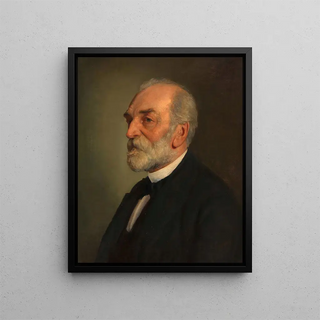 Gerhard von Breuning 1818 - 1892, doctor and surgeon - Constanze von Breuning — framed artwork on a wall