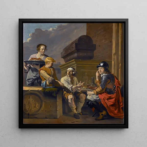Conte du soldat - Karel Dujardin — framed artwork on a wall