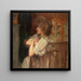 Contemplation - Albert de Belleroche — framed artwork on a wall