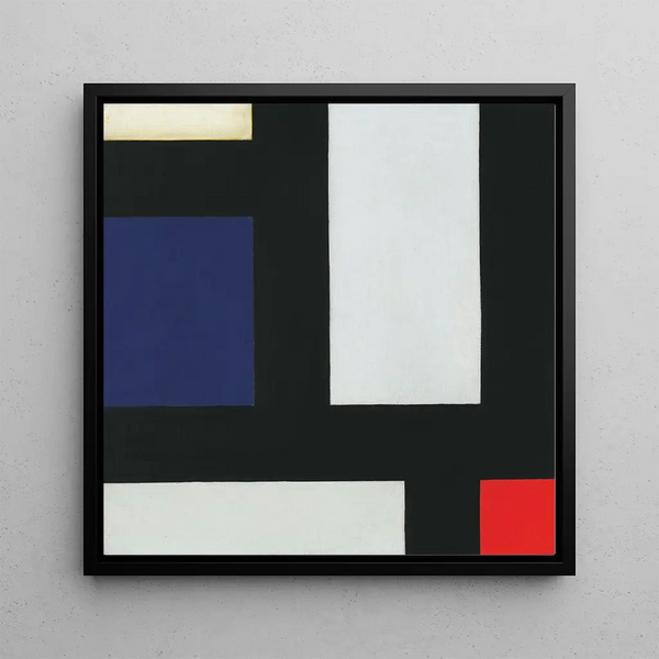 Contracomposition IV - Theo van Doesburg — framed artwork on a wall