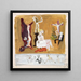 Contrastes II Danse - Walter Kurt Wiemken — framed artwork on a wall