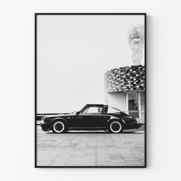 Contrasts of Eras - Black and White Photo Decoration