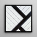Counter-composition VI - Theo van Doesburg — framed artwork on a wall