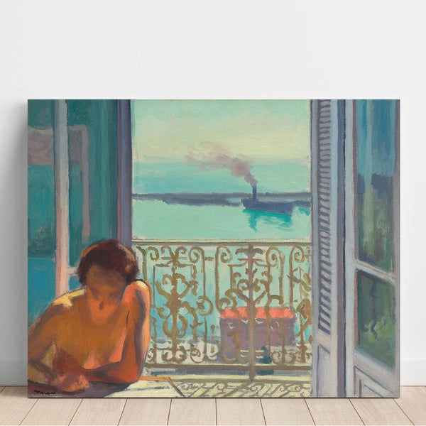 Reproduction of the painting Backlit Painting, Algiers - Albert Marquet