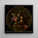 Basket of Flowers - Gerard Goswin — framed artwork on a wall