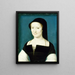 Isabeau of Savoy Countess of Bouchage - Corneille de Lyon — framed artwork on a wall