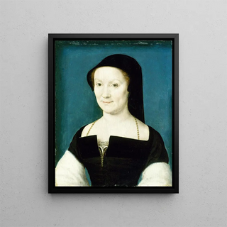 Isabeau of Savoy Countess of Bouchage - Corneille de Lyon — framed artwork on a wall