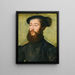 Portrait of a Gentleman - Corneille de Lyon — framed artwork on a wall