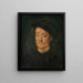 Portrait of a man (case conflict) - Corneille de Lyon — framed artwork on a wall