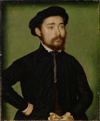 Portrait of a man with a glove - Corneille de Lyon — artwork view