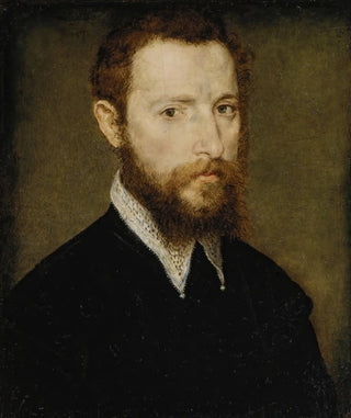 Portrait of a man with a pointed collar - Corneille de Lyon — artwork view