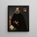 Portrait of Ott van Bronckhorst - Cornelia toe Boecop — framed artwork on a wall