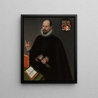 Portrait of Ott van Bronckhorst - Cornelia toe Boecop — framed artwork on a wall