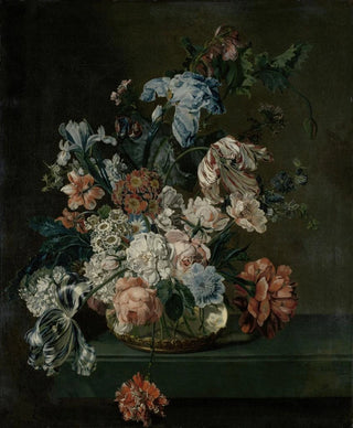 Still life with flowers - Cornelia van der Mijn — artwork view