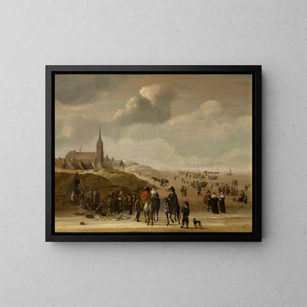 Scheveningen - Cornelis Beelt — framed artwork on a wall