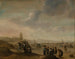 Beach scene with many figures - Cornelis Beelt — artwork view