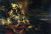 Allégorie sur le raid néerlandais sur la Medway en 1667 avec un portrait de Cornelis de Witt - Cornelis Bisschop — artwork view