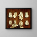 Documents and treasury papers - Cornelis Bris — framed artwork on a wall
