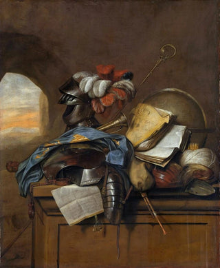 Vanitas still life painting - Cornelis Bris — artwork view