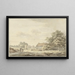 Landscape with Farms - Cornelis Buys — framed artwork on a wall