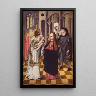 Presentation at the Temple - Cornelis Buys — framed artwork on a wall