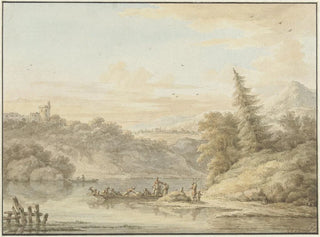 River landscape painting - Cornelis Buys — artwork view