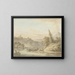 River landscape painting - Cornelis Buys — framed artwork on a wall