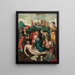 La Lamentation du Christ - Cornelis Cornelisz II Buys — framed artwork on a wall
