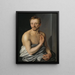 Study of a Model called Lasse Lucidor - Cornelis Cornelisz Kunst — framed artwork on a wall