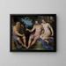 Allegory on the brevity of life - Cornelis Cornelisz van Haarlem — framed artwork on a wall