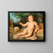 An Allegory of Vanity - Cornelis Cornelisz van Haarlem — framed artwork on a wall