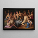 Feast of the Prodigal Son Luke 15:11-13 - Cornelis Cornelisz van Haarlem — framed artwork on a wall