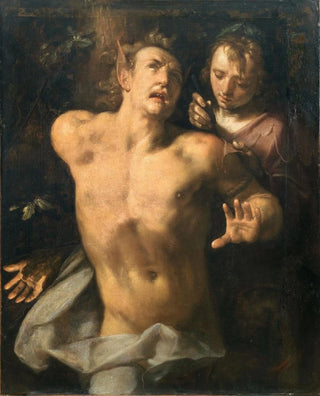 L'écorchage de Marsyas - Cornelis Cornelisz van Haarlem — artwork view