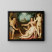 The Mirror of Time - Cornelis Cornelisz van Haarlem — framed artwork on a wall