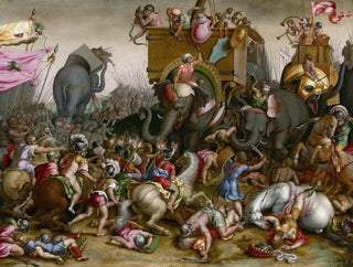 The Battle of Zama - Cornelis Cort — artwork view