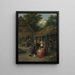 Country Inn - Cornelis Dusart — framed artwork on a wall