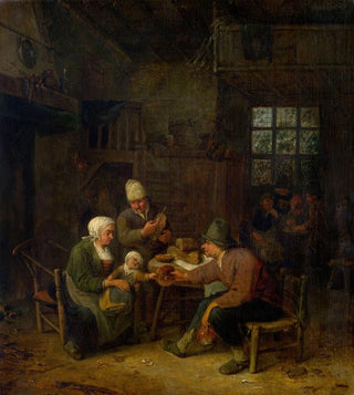 Interior Painting - Cornelis Dusart — artwork view