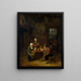 Interior Painting - Cornelis Dusart — framed artwork on a wall