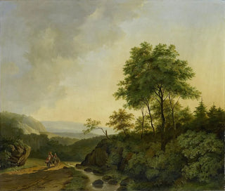 View in the Harz Mountains - Cornelis François Roos — artwork view