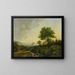 View in the Harz Mountains - Cornelis François Roos — framed artwork on a wall