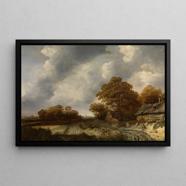 Landscape - Cornelis Gerritsz Decker — framed artwork on a wall