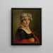 Madame Van Donick - Cornelis Groenendael — framed artwork on a wall