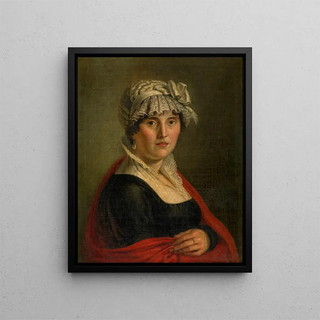 Madame Van Donick - Cornelis Groenendael — framed artwork on a wall