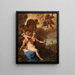 Venus removing Cupid's bow - Cornelis Holsteyn — framed artwork on a wall
