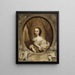 Anna Maria van Schurman - Cornelis Jonson van Ceulen — framed artwork on a wall