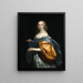 Madame Tulp - Cornelis Jonson van Ceulen — framed artwork on a wall